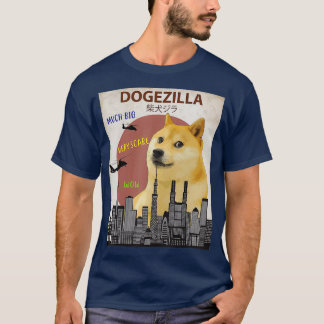 Dogezilla   Funny DOGE MEME Shiba Inu Dog T-Shirt