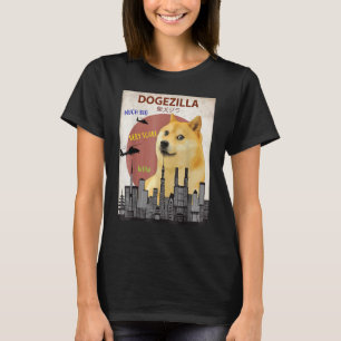 Dogezilla T-  Funny Doge Memes Shiba Inu Dog T-Shirt