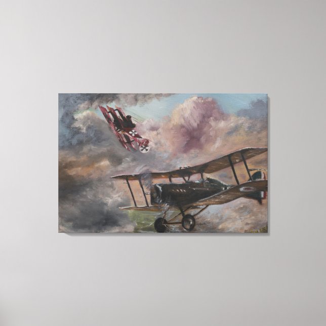 Dogfight 1917 canvas print (Front)