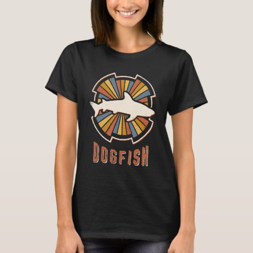 Dogfish Vintage Classic Retro Animal Love T_Shirt