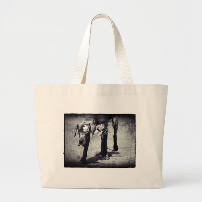 Dogge Balu Large Tote Bag (Front)