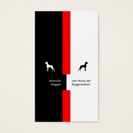 Dogge business card (Front)