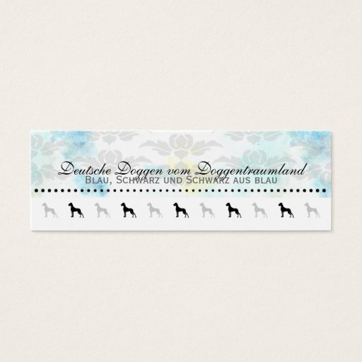 Customizable Blue black Doggen maps Business Card Templates