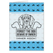 Doggen Karte beschriftet (Front)