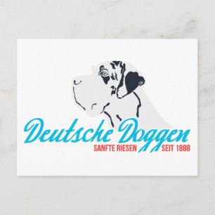 Doggen, seit 1888 postcard