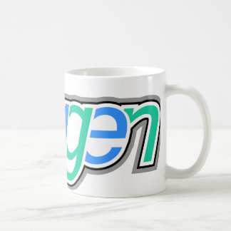 Doggen Text mit Kopf Coffee Mug