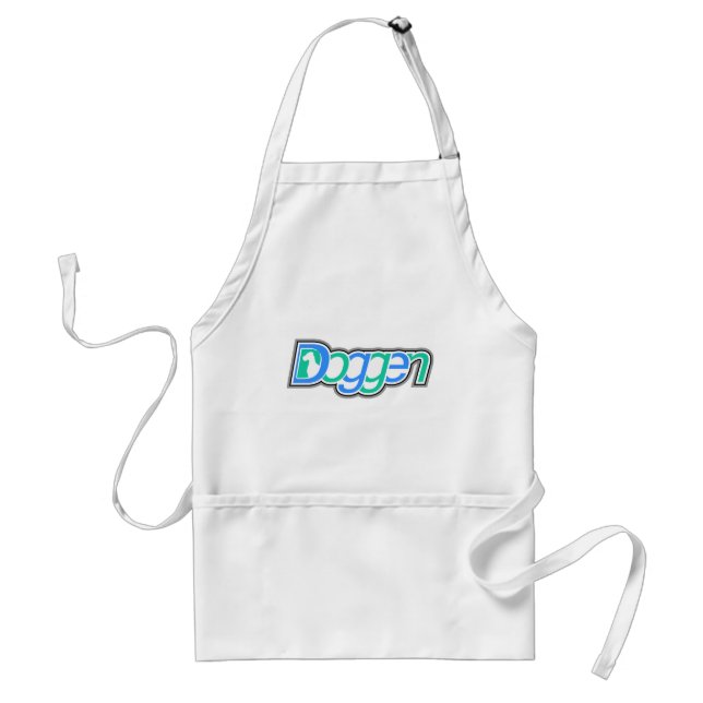 Doggen Text with Head Adult Apron (Front)