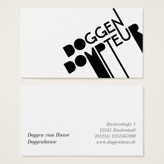 Doggendompteur (Front & Back)