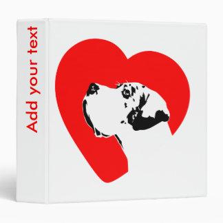 Doggenherz Ordner 3 Ring Binder