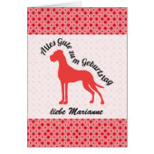 Doggenkarte beschriftet (Front)