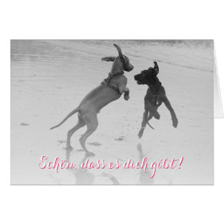 Doggenkarte "Schön" Cards