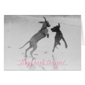 Doggenkarte "Tanzen" (Front Horizontal)