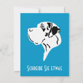Doggenkarte zum beschriften (Front)
