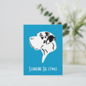 Doggenkarte zum beschriften (Standing Front)