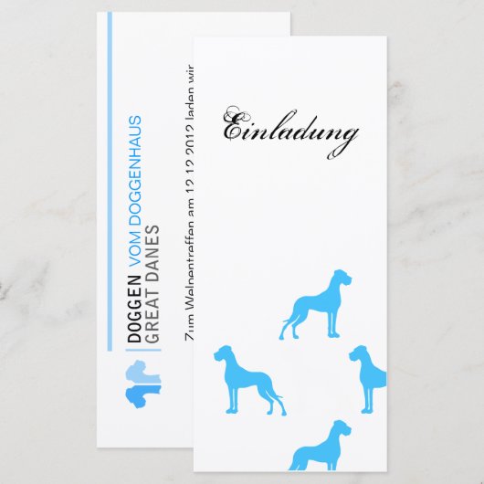 Doggenkarten (Front/Back)