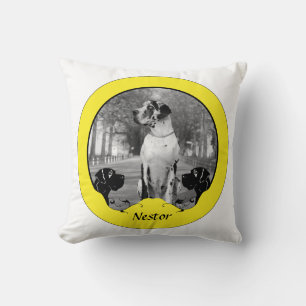 Doggenkissen extra throw pillow