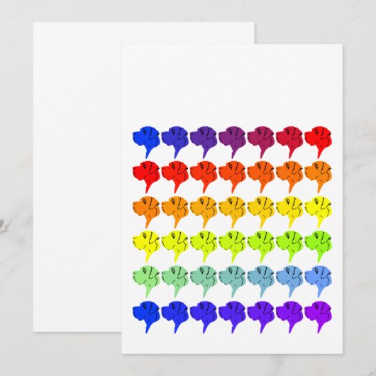 Doggenkopf viele Farben (Front/Back)