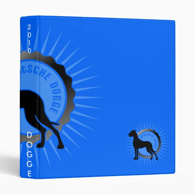 Doggenordner 3 Ring Binder (Front/Spine)