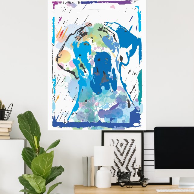 Doggenposter Esra Modern Poster (Home Office)