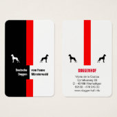 Doggenvisitenkarten (Front & Back)