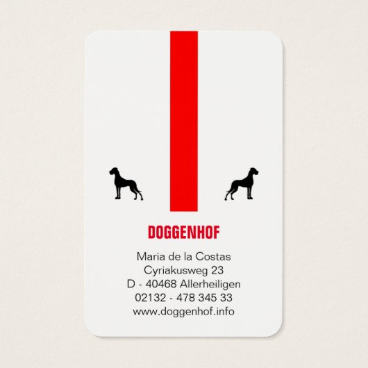 Doggenvisitenkarten (Back)