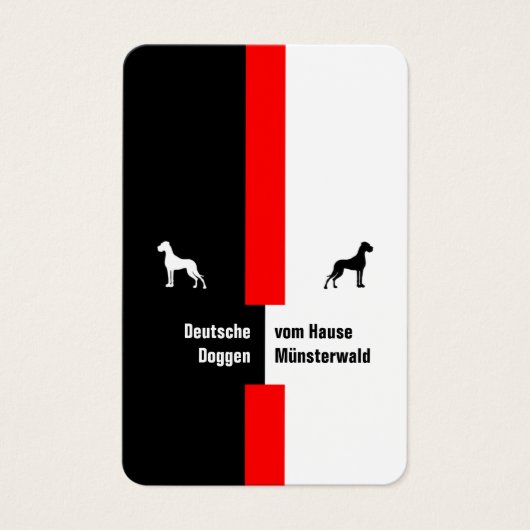 Doggenvisitenkarten (Front)