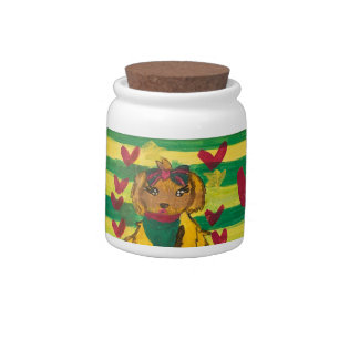 Doggie "Art by Kids" Candy Jar