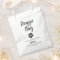 Doggie Bag Biscuit Bar Dog Treat Wedding Favor Bag