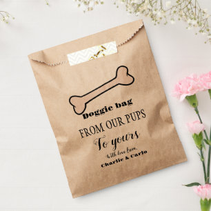 Doggie Bag  Dog Treat Wedding Favor Bag