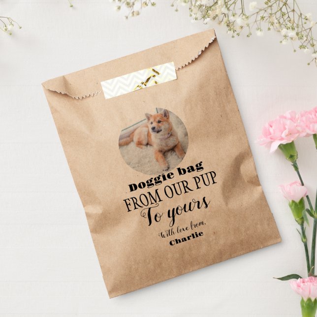 Doggie Bag  Dog Treat Wedding Favor Bag (Sealed)