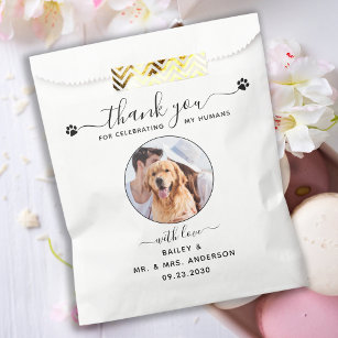 Doggie Bag Thank You Dog Treat Wedding Favor Bag