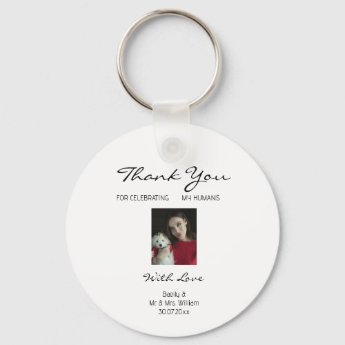 Doggie Bag Thank You keychain