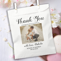 Doggie Bag Thank You Pet Treat Wedding Favor Bag