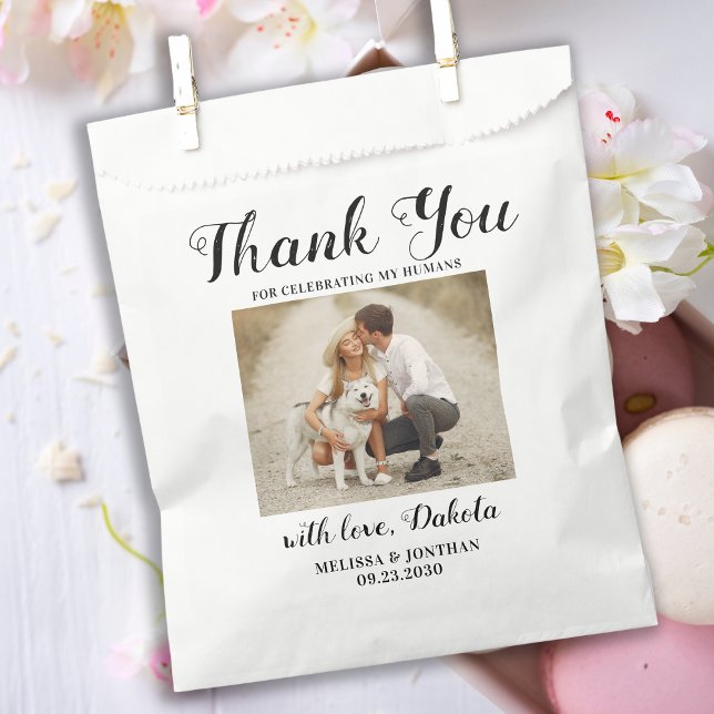 Doggie Bag Thank You Pet Treat Wedding Favor Bag (Creator Uploaded)