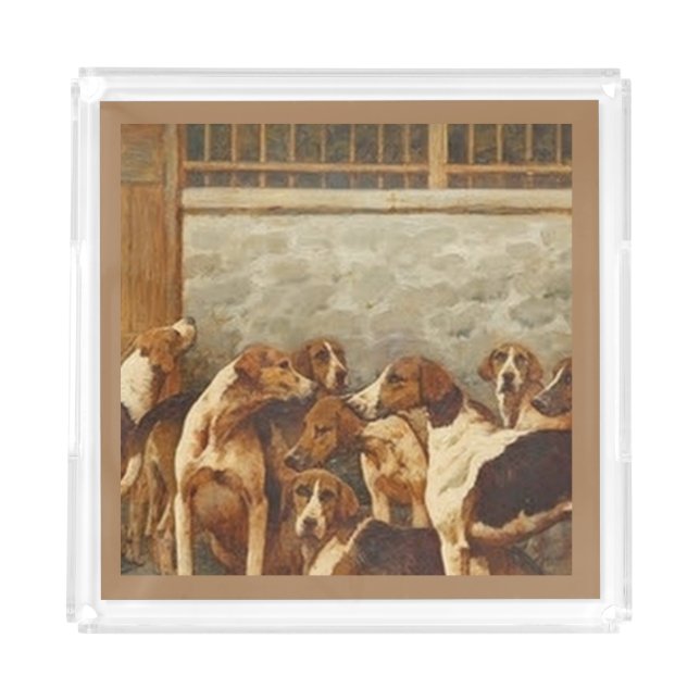 DOGGIE CONFERENCE! ACRYLIC TRAY (Front)