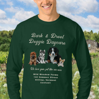Doggie Daycare Puppy Dogs Business T-Shirt