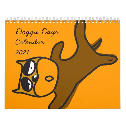 Doggie Days 2021 Calendar