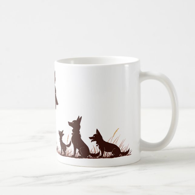 Doggie Family 3 Coffee Mug (Right)