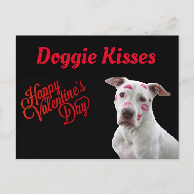 Doggie Kisses Postcard (Front)