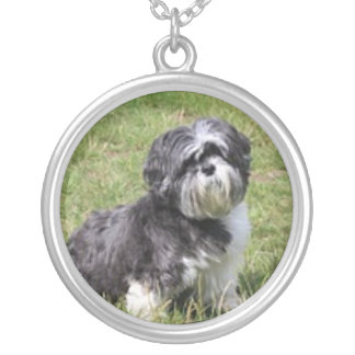 DOGGIE LOVE SILVER PLATED NECKLACE