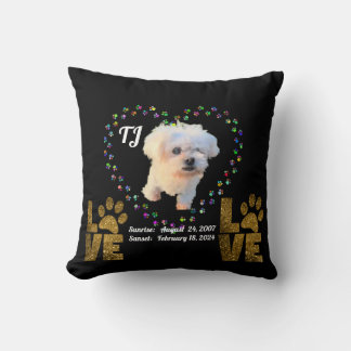 Doggie lover throw pillow