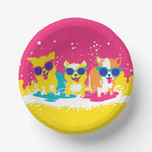 Doggie Party Paper Food Bowl