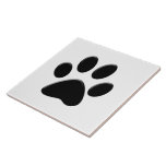Doggie Paw Print Ceramic Tile at Zazzle