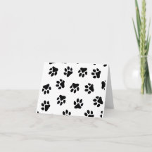 Doggie Paw Print Invitations for Birthdays, etc.