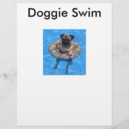 Doggie Swim Flyer