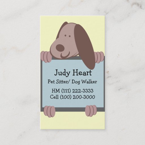 Customizable Doggie Tales/ Business Business Cards
