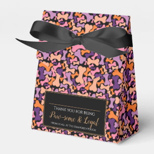 Doggie Treat gift bag bone pet grooming service Favor Boxes