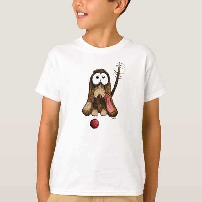 Doggie Wanna Play! T-Shirt (Front)