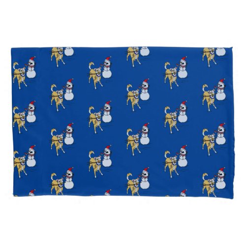 Doggie Winter Wonderland Pillow Case