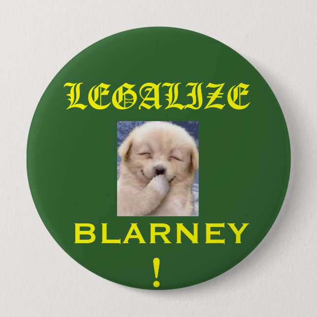 DoggieBlarney Pinback Button (Front)
